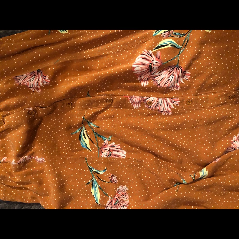 ORANGE MAXI DRESS - Picture 2 of 4